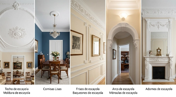 trabajos de escayolistas en Barrio de Salamanca